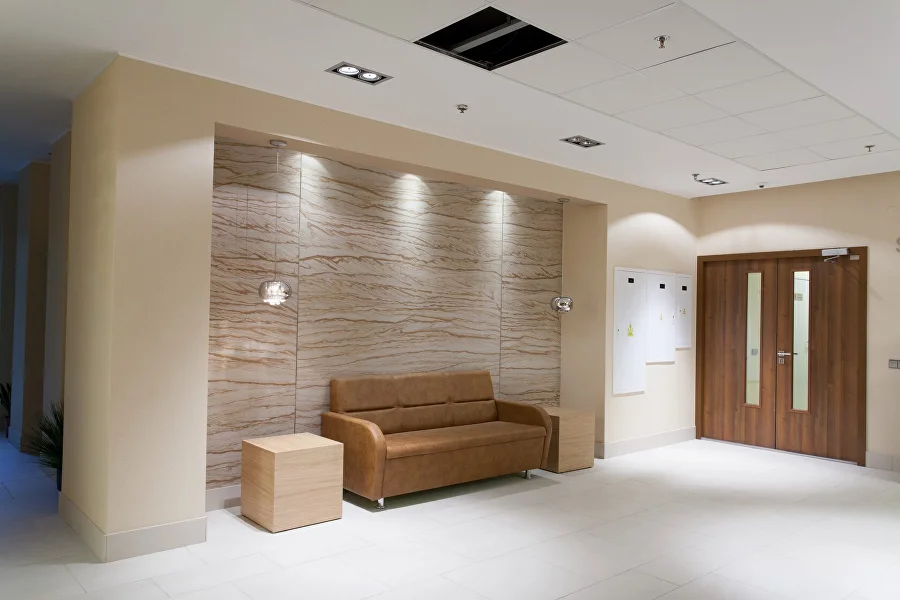 гибкий камень в интерьере